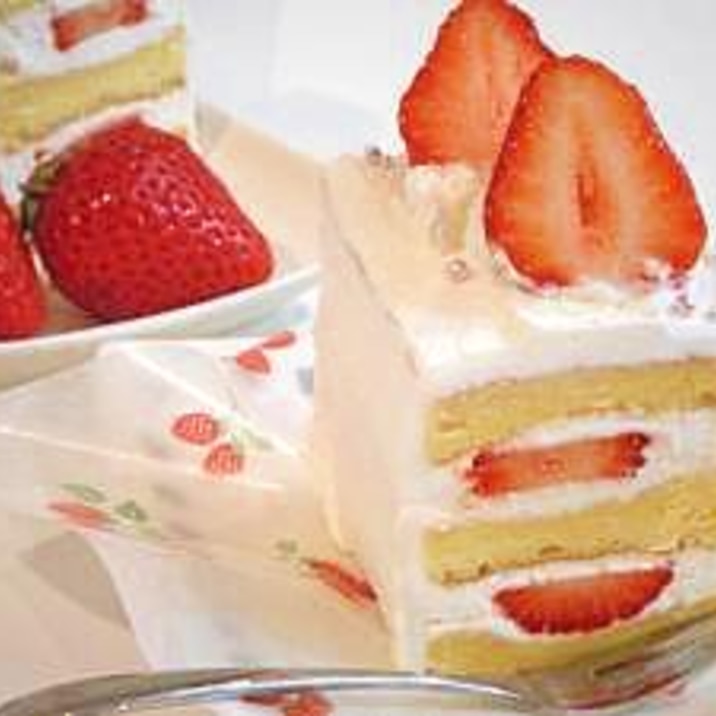 バターを使ってない ふわふわ いちごケーキ レシピ 作り方 By のんのp 楽天レシピ バターを使ってない ふわふわ いちごケーキ レシピ 作り方 By のんのp 楽天レシピ